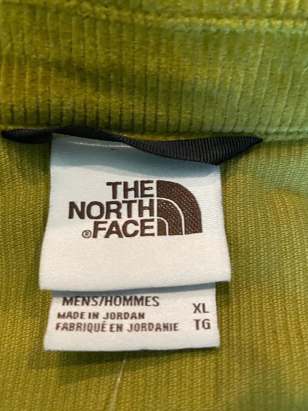The North Face Mens Utility Heritage Cord Jacket Shacket Relaxed Sulfur Moss XL